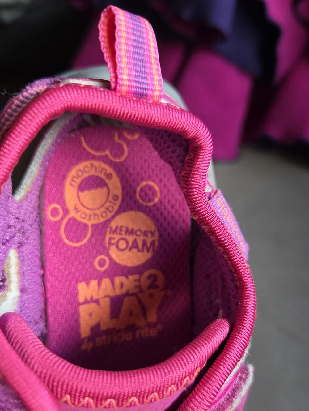 LIKE NEW Stride Rite M2P Girls' Pink Active Sandals